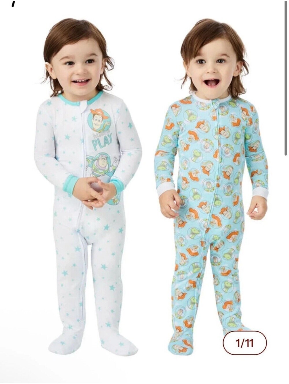 Disney Baby Toy Story Sleeper Boy Girl 2 Pack Size 18Month NWT [COPY]